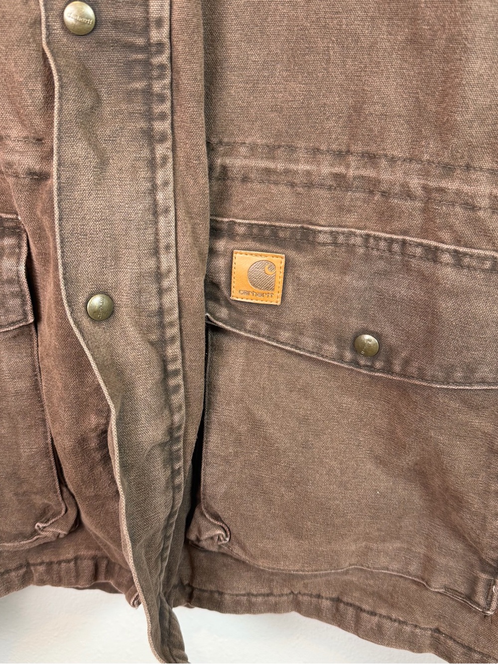 Vintage Carhartt Chore Jacket Men XXL Tall Rancher Coat Blanket Lined C52 CHT - Picture 2 of 10